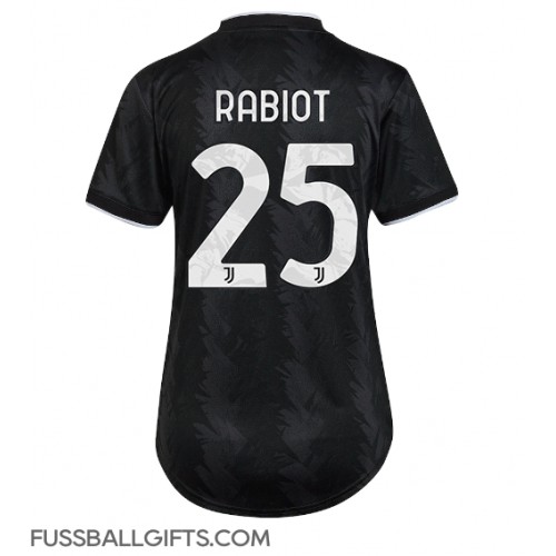 Juventus Adrien Rabiot #25 Fußballbekleidung Auswärtstrikot Damen 2022-23 Kurzarm
